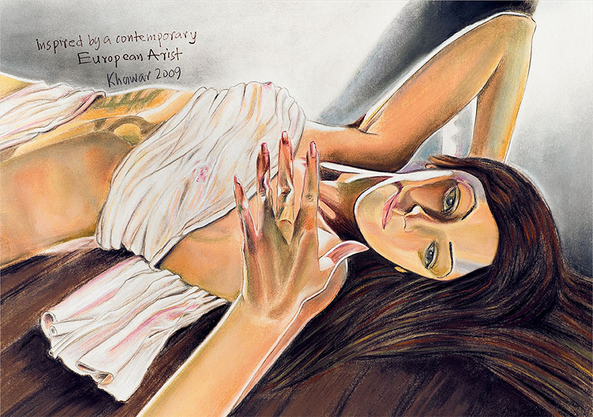 Paintings by Khawar Salim