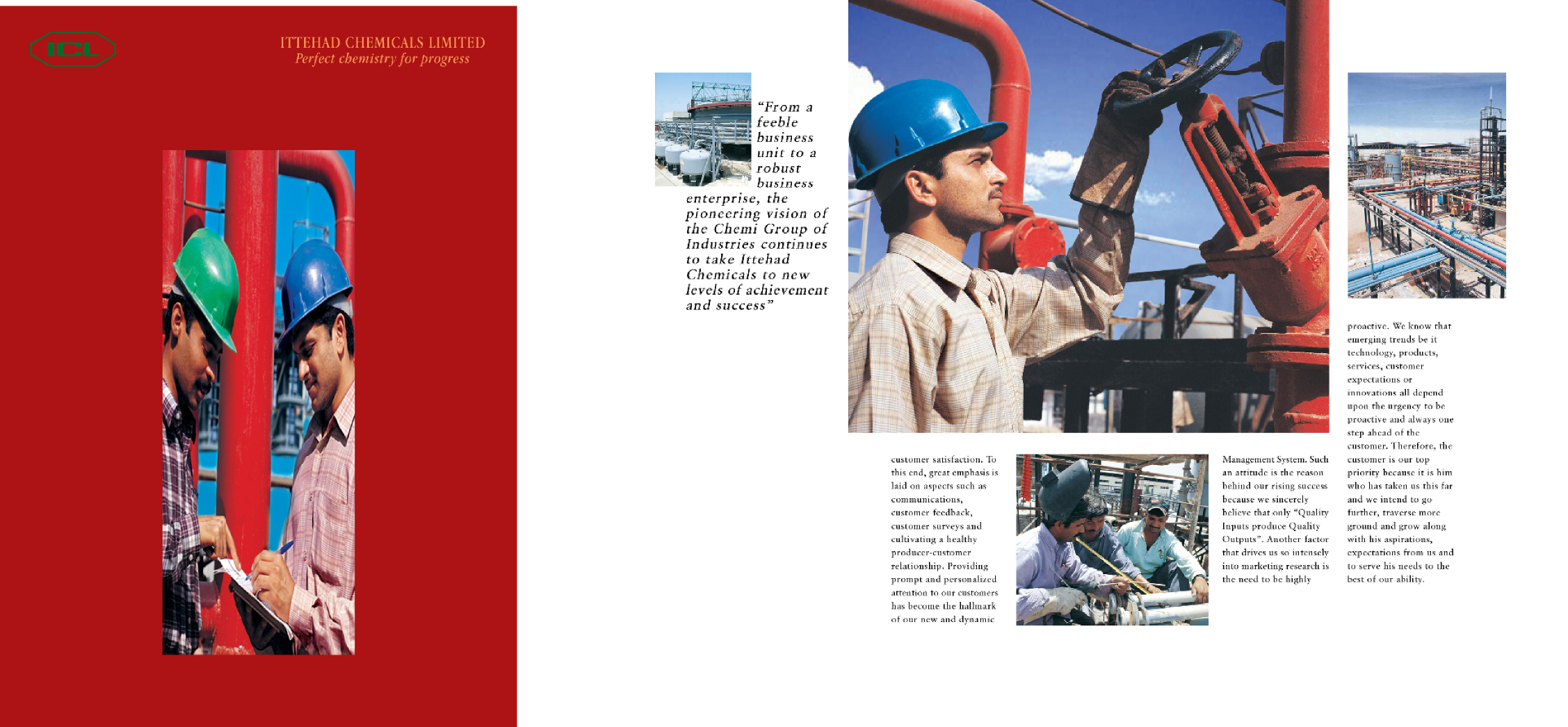 ICL Brochure desinged by Khawar Salim